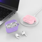 Tech-Protect Apple AirPods Pro (1. & 2. Gen) Silikone Cover m. Karabinhage - Oliven Grøn