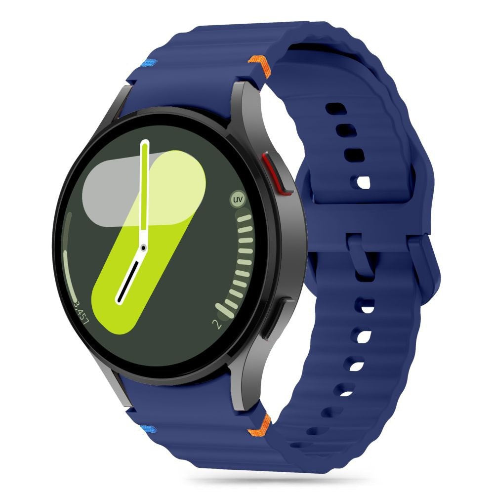 Samsung Galaxy Watch 4 / 5 / 6 / 7 / FE Tech-Protect Silicone Sport Rem - Mørkeblå