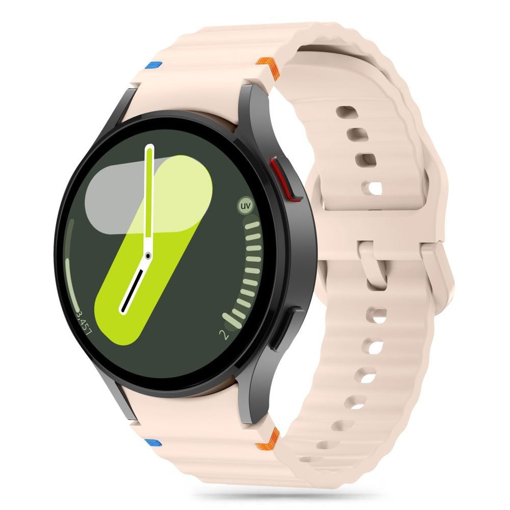 Samsung Galaxy Watch 4 / 5 / 6 / 7 / FE Tech-Protect Silicone Sport Rem - Lyserød