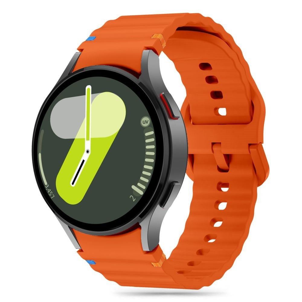 Samsung Galaxy Watch 4 / 5 / 6 / 7 / FE Tech-Protect Silicone Sport Rem - Orange