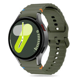 Samsung Galaxy Watch 4 / 5 / 6 / 7 / FE Tech-Protect Silicone Sport Rem - Mørkegrøn