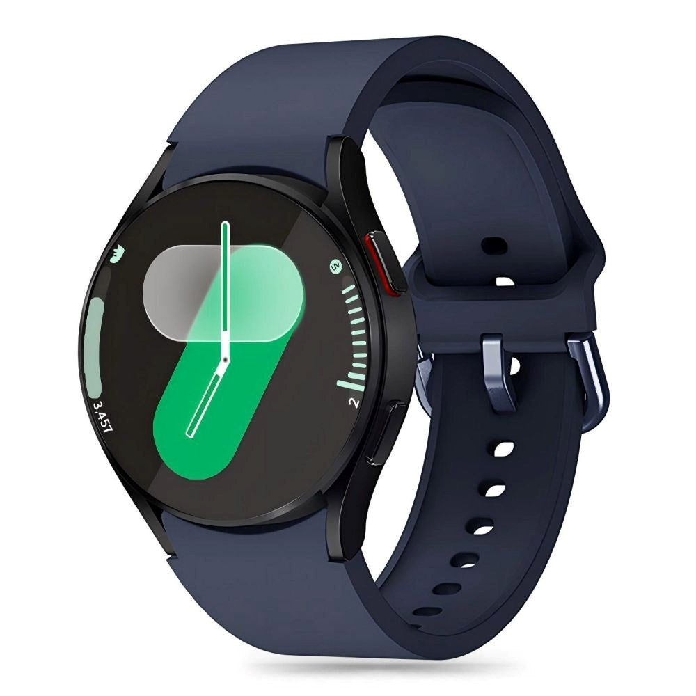 Samsung Galaxy Watch 4 / 5 / 6 / 7 / FE Tech-Protect Silikone Rem - Navy Blue