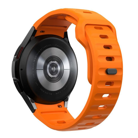 Samsung Galaxy Watch 4 / 5 / 6 / 7 / FE Tech-Protect Silicone Line Rem - Orange