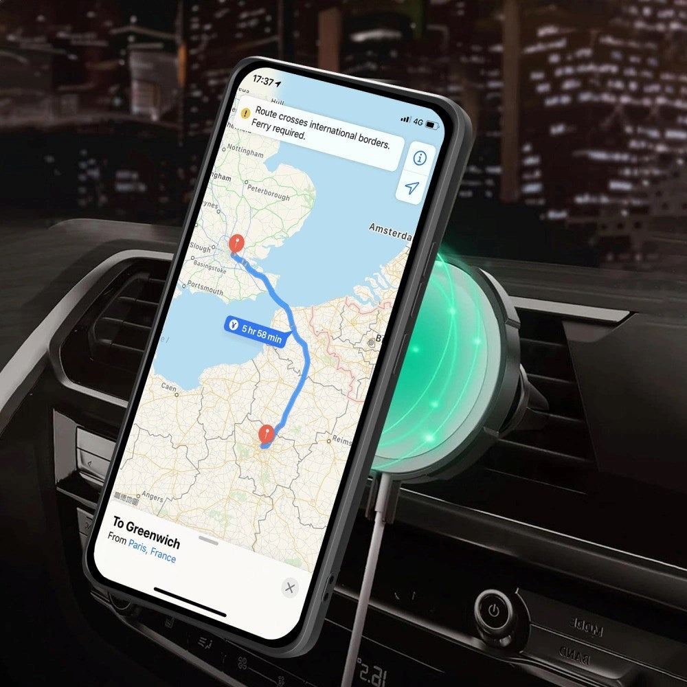 Motorola Moto G86 Tech-Protect Case m. Magnetisk Fingerring - Camslider - Ståfunktion - Sort