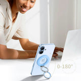 Tech-Protect Magnetisk Finger Ring - Mobil - MagSafe Kompatibel - Blå