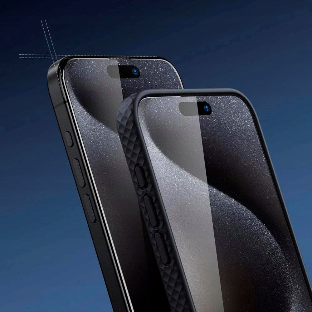 Tech-Protect - iPhone 17 Pro Max / 16 Pro Max - Glass Fit+ Skærmbeskyttelsesglas - 2 stk - Gennemsigtig