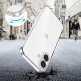 Tech-Protect - iPhone 17 - Flexair Fleksibel Plast Cover - Gennemsigtig