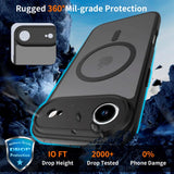 Tech-Protect - iPhone Air - BasicMag Hybrid Cover - MagSafe Kompatibel - Mat Sort