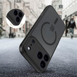 Tech-Protect iPhone 17 Pro BasicMag Hybrid Bagside Cover - MagSafe Kompatibel - Mat Sort