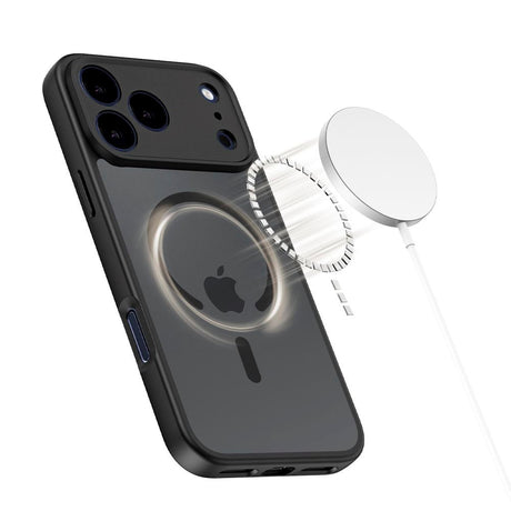 Tech-Protect iPhone 17 Pro BasicMag Hybrid Bagside Cover - MagSafe Kompatibel - Mat Sort