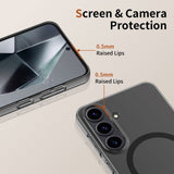 Samsung Galaxy S25 Tech-Protect MagSlim Bagside Cover - MagSafe Kompatibel - Mat Sort