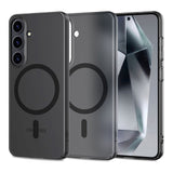 Samsung Galaxy S25 Tech-Protect MagSlim Bagside Cover - MagSafe Kompatibel - Mat Sort