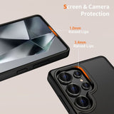 Samsung Galaxy S25 Ultra Tech-Protect Magmat Bagside Cover - Mat Sort