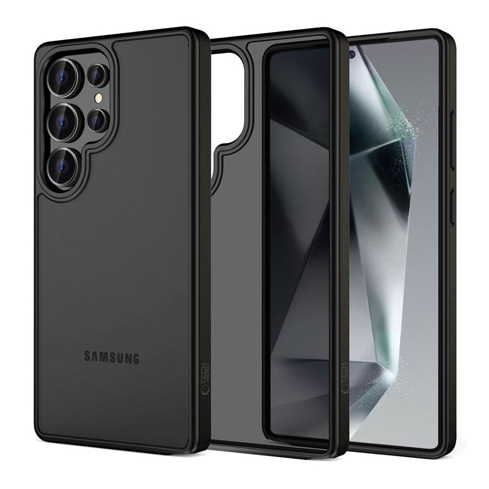 Samsung Galaxy S25 Ultra Tech-Protect Magmat Bagside Cover - Mat Sort