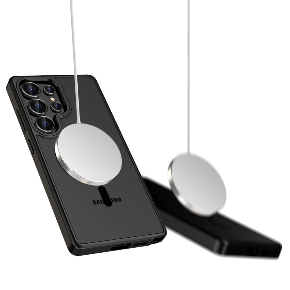 Samsung Galaxy S25 Ultra Tech-Protect Magmat Bagside Cover - MagSafe Kompatibel - Mat Sort