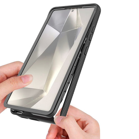 Tech-Protect Defense Hybrid Cover - Samsung Galaxy S25 Ultra - MagSafe Kompatibel - Gennemsigtig / Sort