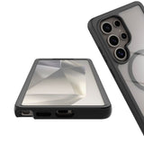 Tech-Protect Defense Hybrid Cover - Samsung Galaxy S25 Ultra - MagSafe Kompatibel - Gennemsigtig / Sort