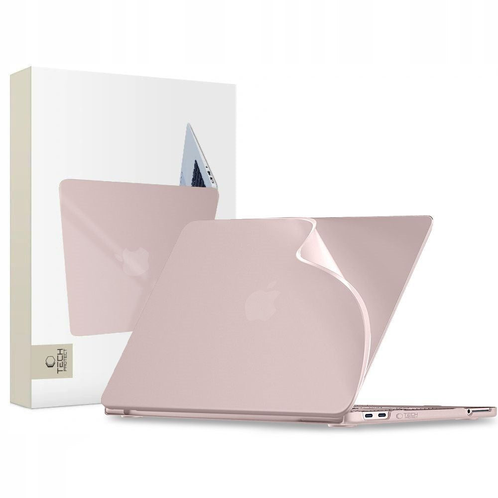 MacBook Neo 13 A18 Pro (2026) Tech-Protect Softshell Plast Cover - Mat Blush
