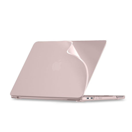 MacBook Neo 13 A18 Pro (2026) Tech-Protect Softshell Plast Cover - Mat Blush