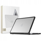 MacBook Neo 13 A18 Pro (2026) Tech-Protect Velar Hybrid Case - Gennemsigtig / Sort