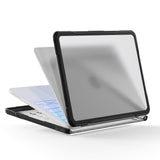 MacBook Neo 13 A18 Pro (2026) Tech-Protect Velar Hybrid Case - Gennemsigtig / Sort