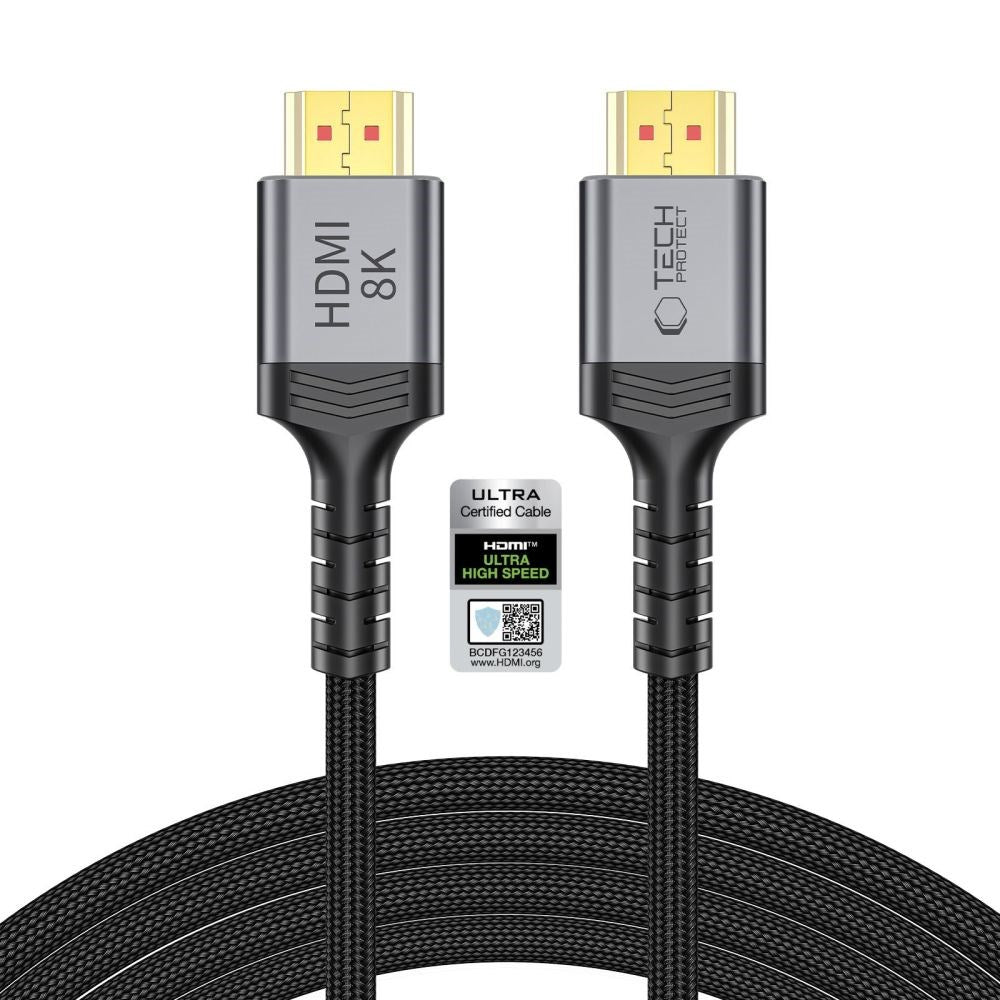 Tech-Protect UltraBoost HDMI til HDMI Kabel - 4K/120HZ / 8K/60HZ - 3m - Sort