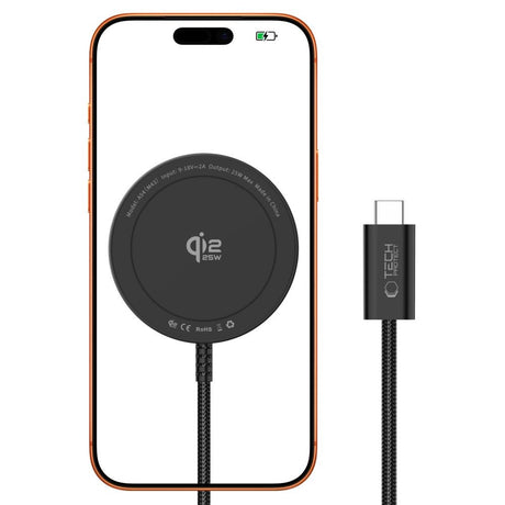 Tech-Protect Trådløs Magnetisk Oplader A54 25W - Sort