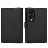 Samsung Galaxy Z Fold8 Tech-Protect Wallet Kunstlæder Flip Cover - Sort
