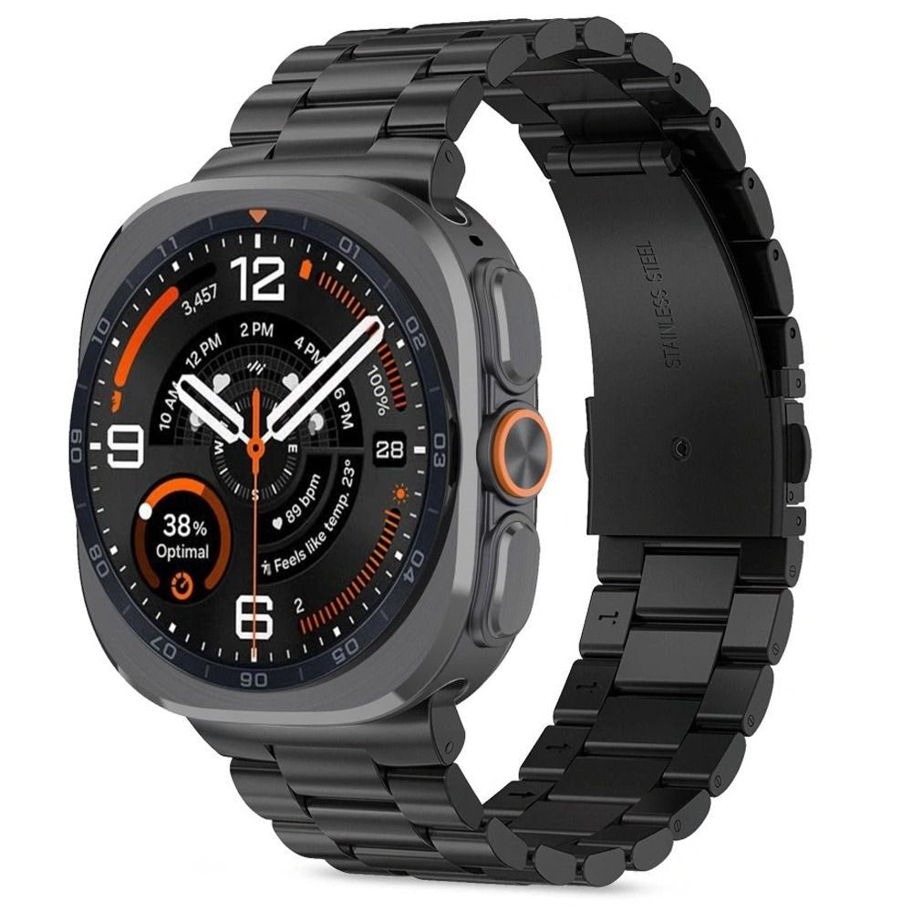 Samsung Galaxy Watch Ultra 2 / Ultra (47mm) Tech-Protect Stainless Rem - Sort