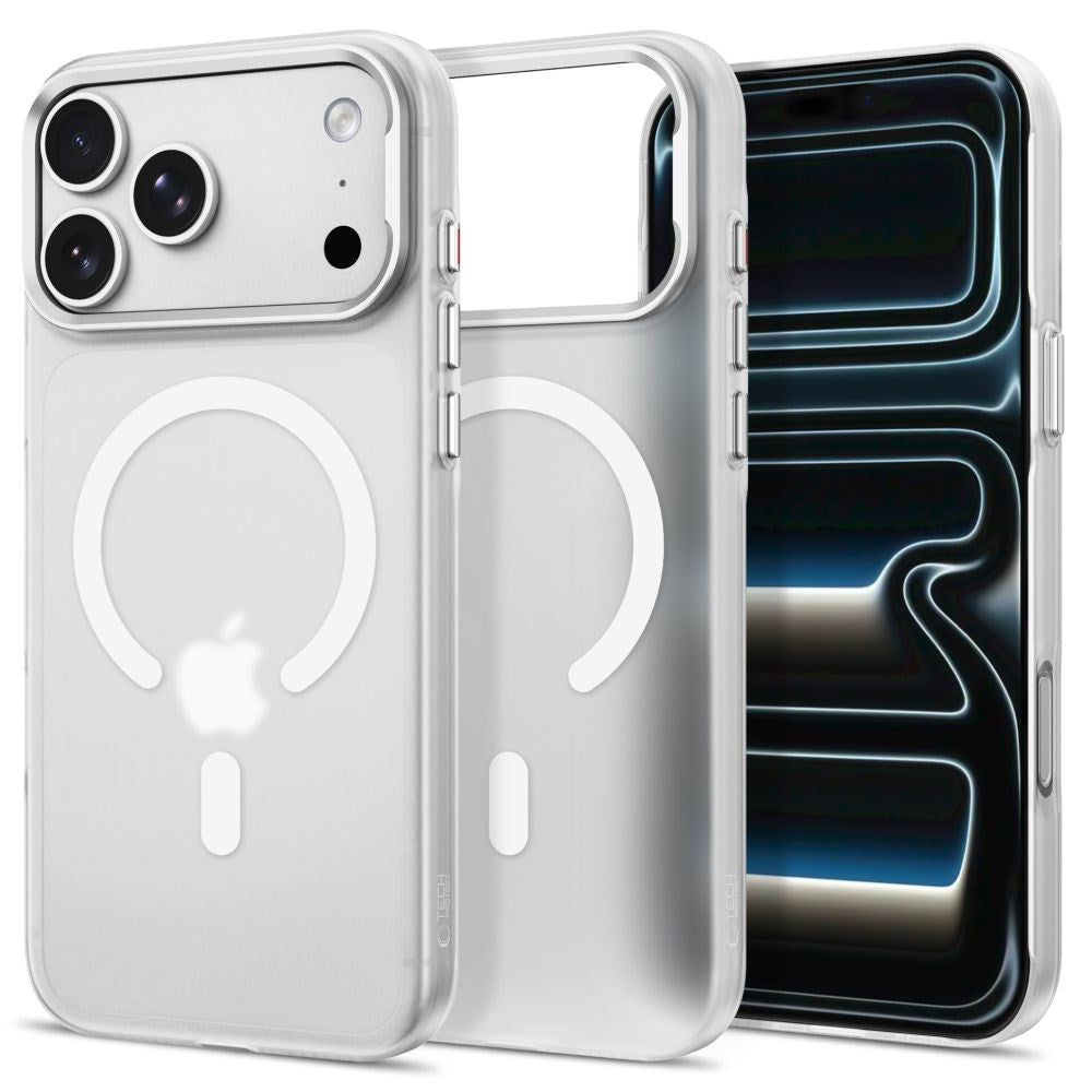 Tech-Protect iPhone 18 Pro / 17 Pro MagZero Mobil Cover - MagSafe Kompatibel - Matte White
