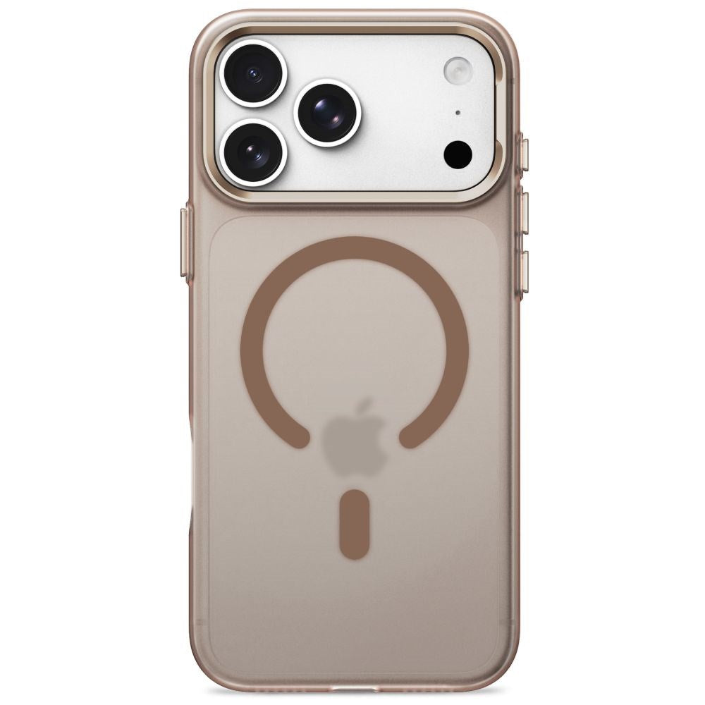 Tech-Protect iPhone 18 Pro / 17 Pro MagZero Mobil Cover - MagSafe Kompatibel - Matte Desert Gold