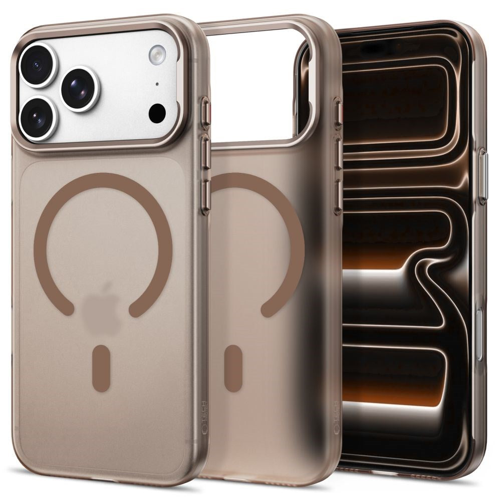 Tech-Protect iPhone 18 Pro Max / 17 Pro Max MagZero Mobil Cover - MagSafe Kompatibel - Matte Desert Gold