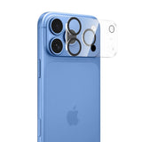 Tech-Protect Cam Fit+ - iPhone 18 Pro - Kameralinsebeskyttelsesglas - Gennemsigtig / Sort