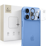 Tech-Protect Cam Fit+ - iPhone 18 Pro Max - Kameralinsebeskyttelsesglas - Gennemsigtig / Sort