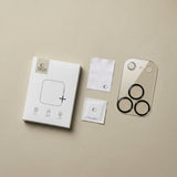 Tech-Protect Cam Fit+ - iPhone 18 Pro Max - Kameralinsebeskyttelsesglas - Gennemsigtig / Sort