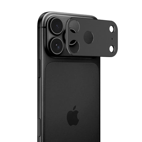 Tech-Protect iPhone 18 Pro CamAlloy Fit+ Kameralinsebeskyttelsescover - Sort
