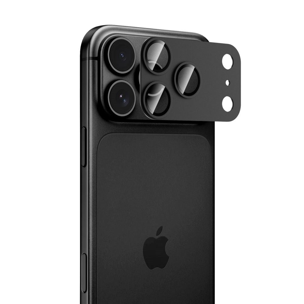 Tech-Protect iPhone 18 Pro Max CamFull Fit+ Kameralinsebeskyttelse - Sort