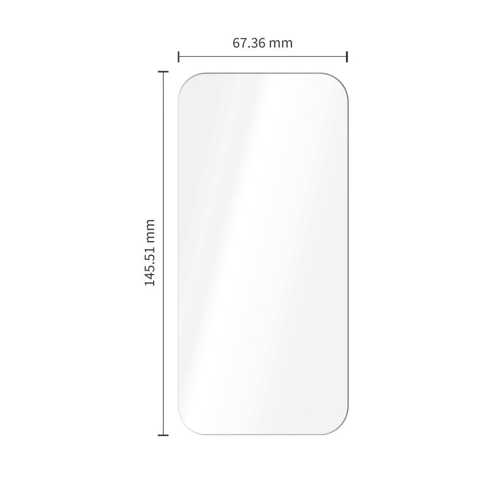Tech-Protect iPhone 18 Pro Easy Set+ 3-i-1 Beskyttelsessæt inkl. Hærdet Skærmbeskyttelsesglas & Kameralinsebeskyttelse - Gennemsigtig