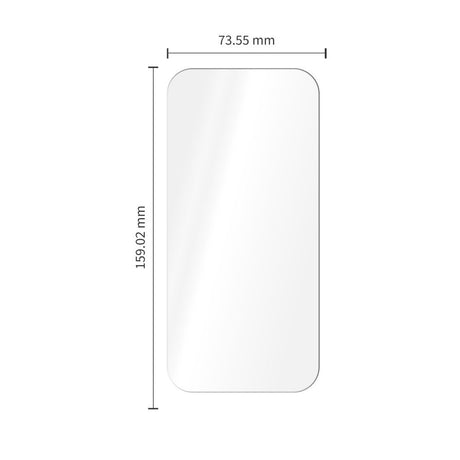 Tech-Protect iPhone 18 Pro Max Easy Set+ 3-i-1 Beskyttelsessæt inkl. Hærdet Skærmbeskyttelsesglas & Kameralinsebeskyttelse - Gennemsigtig