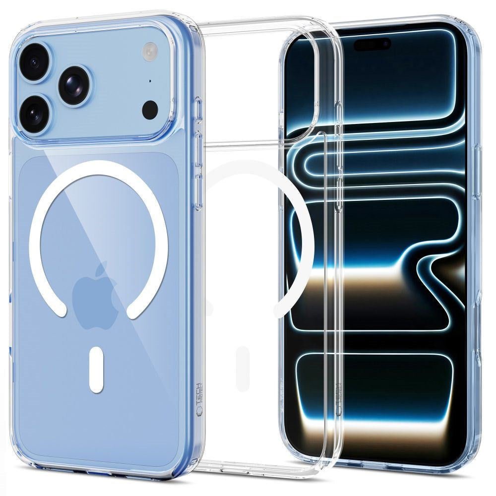 Tech-Protect iPhone 18 Pro Max / 17 Pro Max FlexAir Hybrid Plast Cover - MagSafe Kompatibel - Gennemsigtig