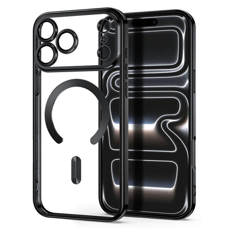 Tech-Protect iPhone 18 Pro / 17 Pro MagFlex Cover - MagSafe Kompatibel - Sort / Gennemsigtig