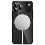 Tech-Protecti Phone 18 Pro / 17 Pro MagFlex Cover - MagSafe Kompatibel - Sort / Gennemsigtig