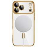 Tech-Protect iPhone 18 Pro Max / 17 Pro Max MagFlex Cover - MagSafe Kompatibel - Gennemsigtig / Guld