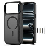 Tech-Protect iPhone 18 Pro / 17 Pro MagMat Mobil Cover - MagSafe Kompatibel - Mat Sort