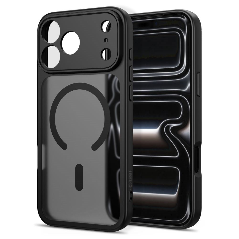 Tech-Protect BasicMag iPhone 17 Pro / 18 Pro Hybrid Bagside Cover - MagSafe Kompatibel - Mat Sort