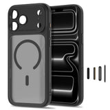 Tech-Protect iPhone 18 Pro / 17 Pro MagPeak Mobil Cover - MagSafe Kompatibel - Mat Sort