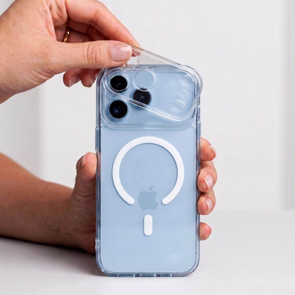 Tech-Protect iPhone 18 Pro / 17 Pro MagPeak CC Mobil Cover - MagSafe Kompatibel - Gennemsigtig