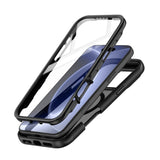 Tech-Protect iPhone 18 Pro / 17 Pro Defense Mobil Cover med Skærmbeskyttelse - MagSafe Kompatibel - Matte Black