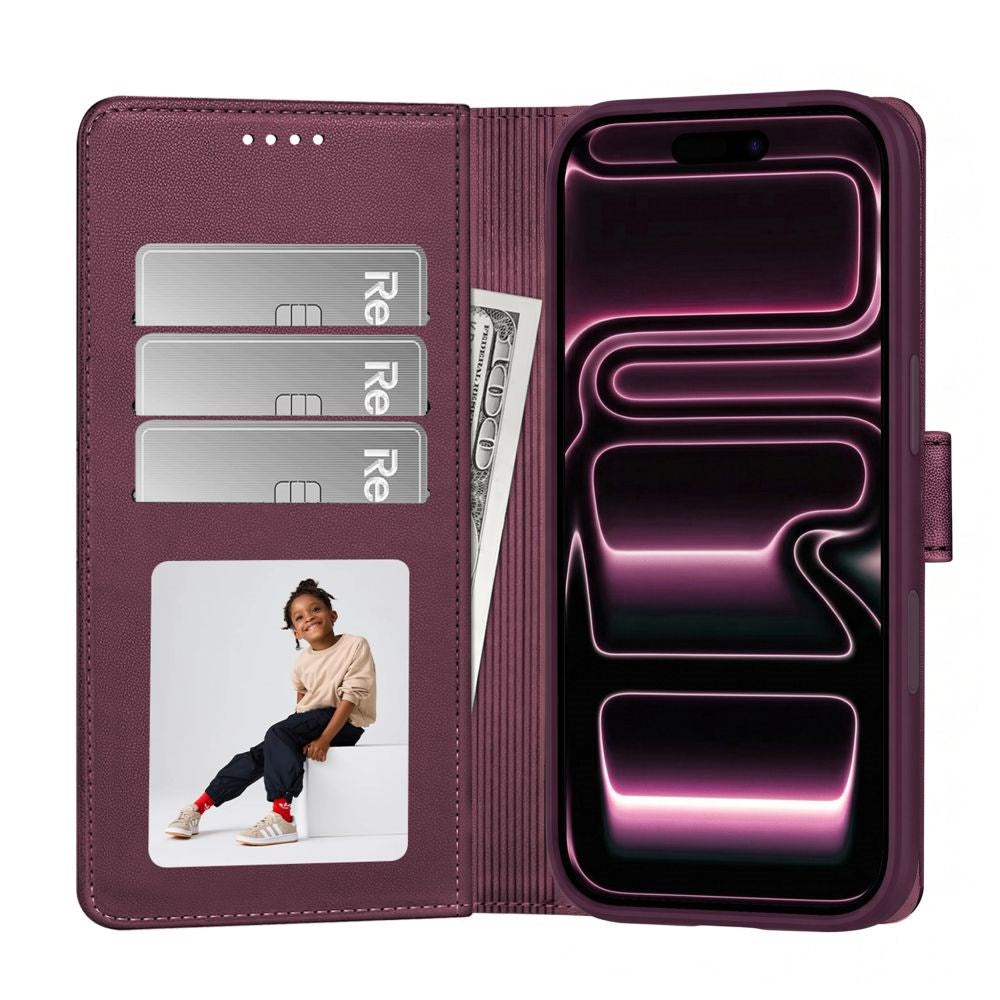 Tech-Protect iPhone 18 Pro / 17 Pro Wallet Flipcover - MagSafe Kompatibel - Rød