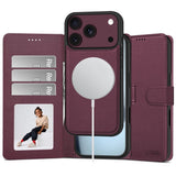 Tech-Protect iPhone 18 Pro / 17 Pro Wallet Flipcover - MagSafe Kompatibel - Rød